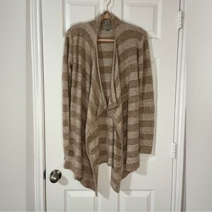 Barefoot dreams bamboo chic lite knit cardigan beige tan
